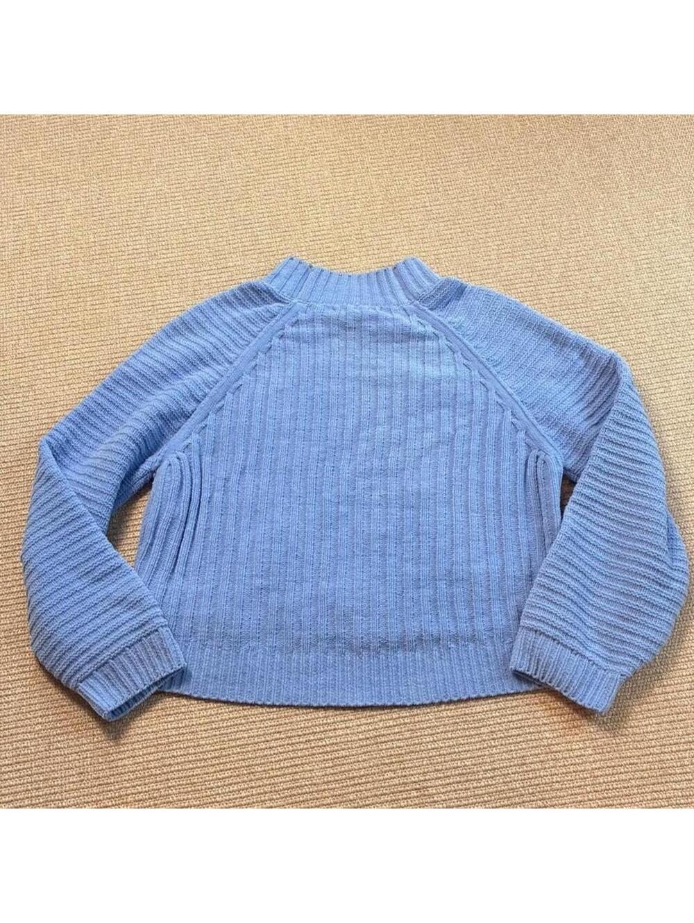 Almost Famous light blue knit sweater with slight turtleneck size large